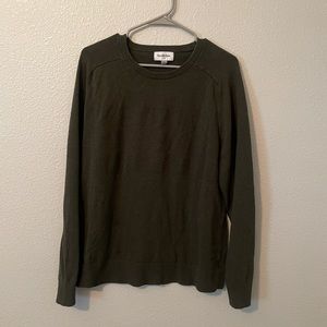 Goodfellow green sweater, size large